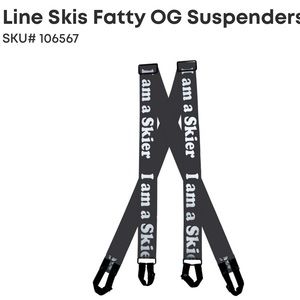 Line Ski Suspenders “I am a Skier”